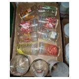 Vintage juice glasses