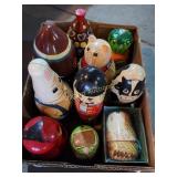 (9) Nesting dolls and ornaments