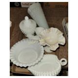Fenton milk glass and more