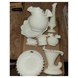 Fenton milk glass