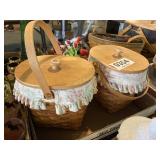 (2) Longaberger baskets
