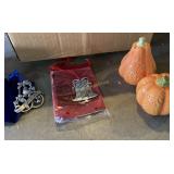 Avon ornaments, S&P shakers, Throw