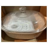 Casserole w/lid, silicone baking pans