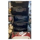 (6) 3 pc. Pfaltzgraff place settings, (1)