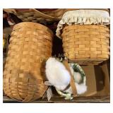 (3) Longaberger baskets