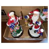 Star spangled banner Mr. and Mrs. Claus