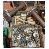 Misc hardware, clothes pins and more
