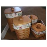 (4) Longaberger baskets