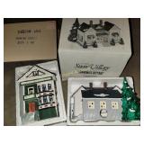 Dept 56 snow village house and Beacon Hill house