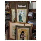 (5) rare Degrazia prints