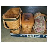 (3) Longaberger baskets