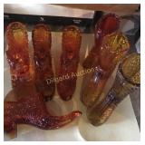 Button and daisy Glass slippers