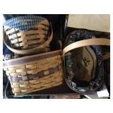 (3) Longaberger baskets