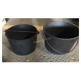 Cast iron pots