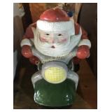 Santa cookie jar