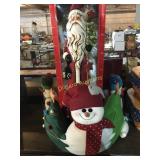 Christmas Angel, Santa and snowman