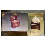 Music in motion box and small holiday organ