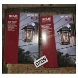 (2) Small exterior wall lantern