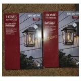 (2) Small exterior wall lanterns