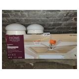 LED ceiling fan and more lights