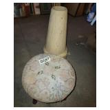 Foot stool and bird bath base