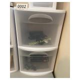 Plastic container with contents