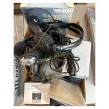 Headphones and Bluetooth speakers