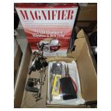 Watch repair kit, extra hands with magnifiers.