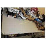 Plastic folding table- (contents NOT included)