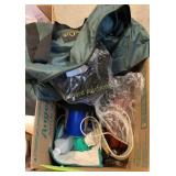 Duffle bag, shoe care, electric cord, and more