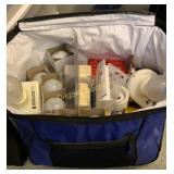 Travel cooler, light bulbs, night light and more