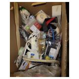 Miscellaneous batteries, twine, light dimmer, more