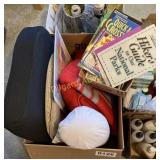 OSU Blanket, cushions, crosswords