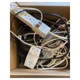 Extension cords, timer, surge protector