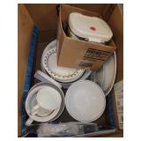 Correlle Ware dishs, steak knives and more