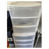 (2) Plastic storage containers