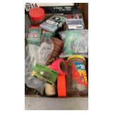 Misc screws, nuts, tape, rope and more