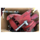 Bench vise and clamps