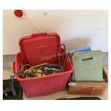 Knee pads, license plates, bolts, straps and more