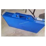 Blue folding table
