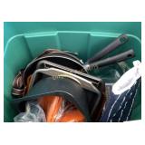 Tote, pans, oven mit, and more