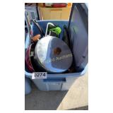 Tote, misc pots and pans, Loren utensils and more