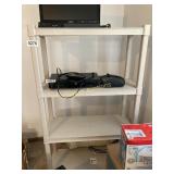 Plastic shelf unit - (contents NOT included)