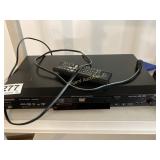 Panasonic DVD player, GE VHS rewinder