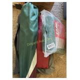 Bag chairs and tarps