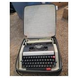 Remington typewriter with case