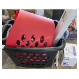 Laundry baskets and facial steamer