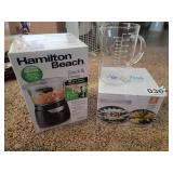 Hamilton Beach chopper, steamer baskets, more