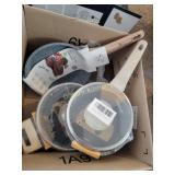 New sauce pans and fry pan