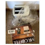 Mr Coffee pot and toaster